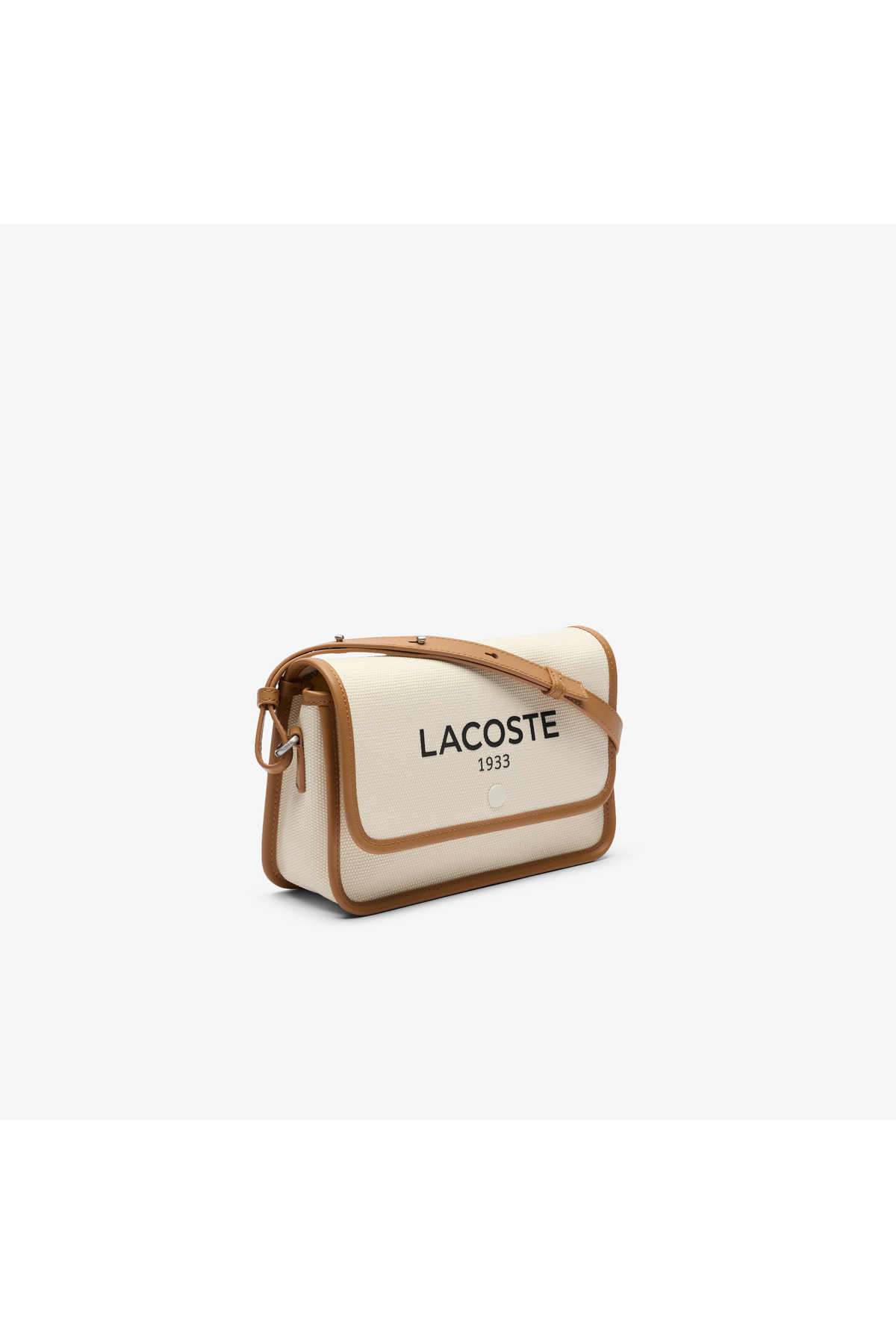 کیف دوشی زنانه Lacoste Heritage بژ