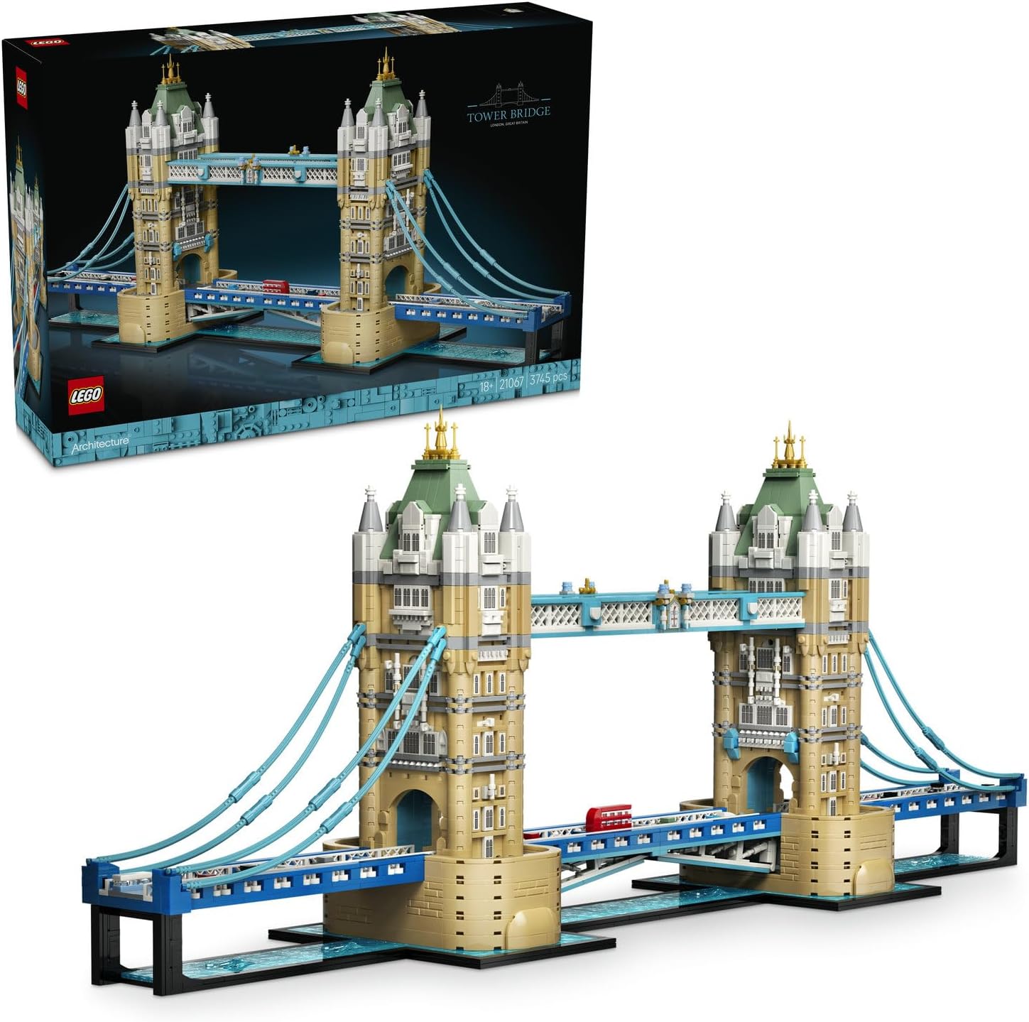 مجموعه ساختنی لگو Architecture Tower Bridge مدل 21067
