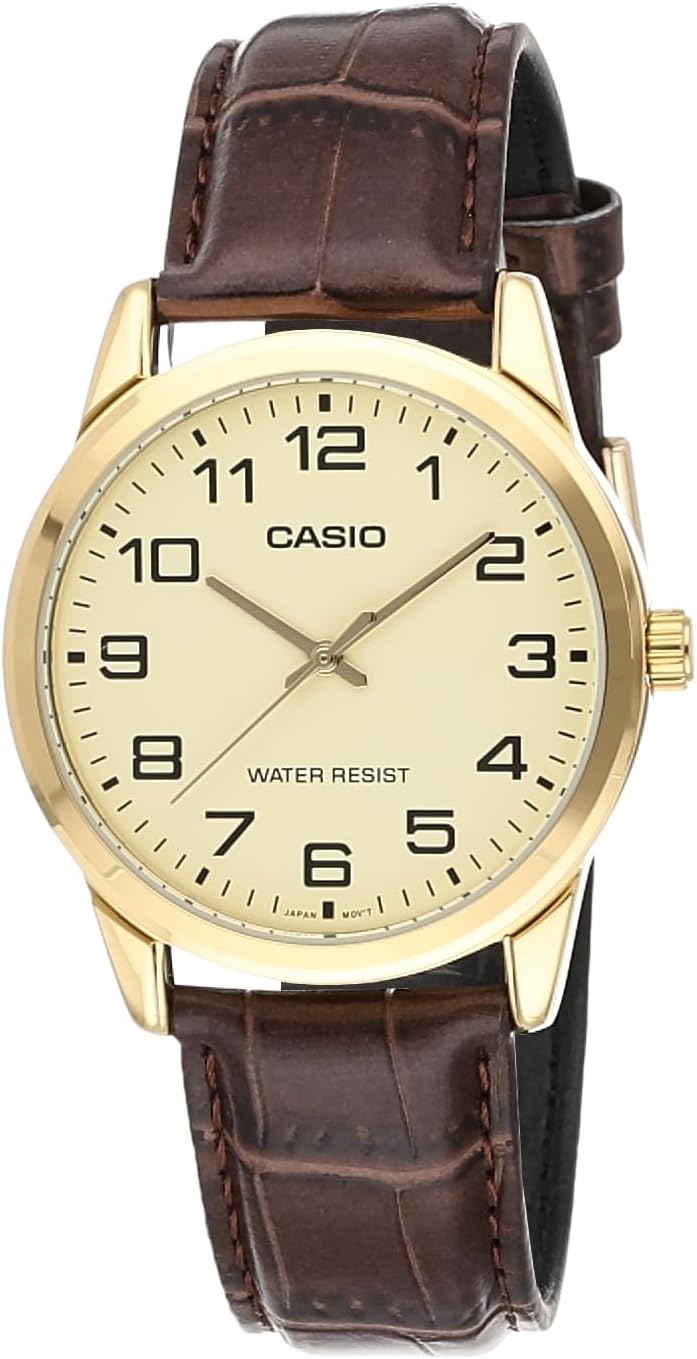 ساعت مچی مردانه Casio آنالوگ استاندارد طلایی مدل MTP-V001GL-9BUDF